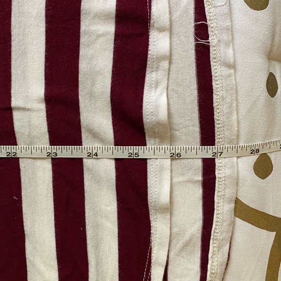 Maroon Striped Pocket Tee - Picture 5 of 12